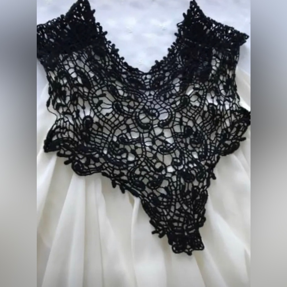 Evening/Cocktail Dress in Soft White  
By: FUN and FLIRT Sleeveless